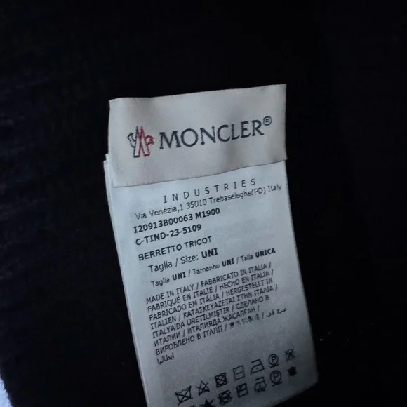 Moncler Wool & Cashmere Blend Beanie - Picture 5 of 9